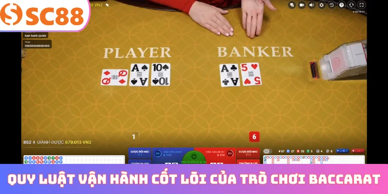 Quy luật vận hành cốt lõi của trò chơi Baccarat